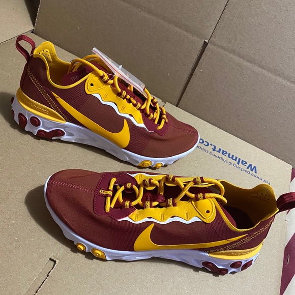 Size 6.5 Nike element 55 react USC Trojan - Picture 1 of 3